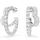 Swarovski Creolen Matrix Weiß 5705748 rhodiniert