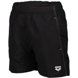 Arena Badeshorts BOYS' BEACH BOXER SOLID R Schwarz/Weiß 152