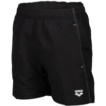 Arena Badeshorts BOYS' BEACH BOXER SOLID R Schwarz/Weiß 152