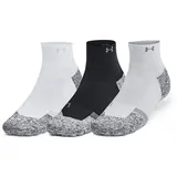 Under Armour Pro Dry Quarter Socken 3er Pack Schwarz/Weiß 36,5-42