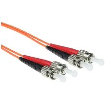 Act 50 meter LSZH Multimode 62.5/125 OM1 fiber patch cable duplex with ST connectors