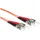 Act 50 meter LSZH Multimode 62.5/125 OM1 fiber patch cable duplex with ST connectors
