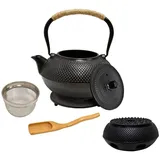 ad.con Teeservice Gusseisen Schwarz 1,4 l
