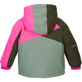 KILLTEC first instinct by killtec Kinder Skijacke/Funktionsjacke mit Kapuze und Schneefang FISW 41 MNS SKI JCKT, blasses oliv, 86/92,