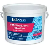 Bellaqua e-Chlor-Multifunktionstabletten 200g (3 kg) Chlortabletten für Pool - Multitabs für Desinfektion, Algenverhütung, Flockung, Chlorstabilisierung - Pool Chlor