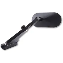 Shin Yo Verkleidungsspiegel Aluminium oval Schwarz