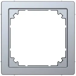 Merten Adapter um System M in System Design zu integrieren, Edelstahl (lackiert)