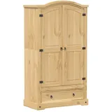 vidaXL Kleiderschrank Corona 102 x 186 x 52 cm Braun