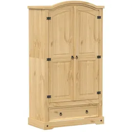 vidaXL Kleiderschrank Corona 102 x 186 x 52 cm Braun