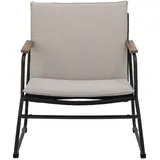 Bloomingville Hampton Loungesessel 71 x 68 x 76 cm Schwarz