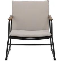 Bloomingville Hampton Loungesessel 71 x 68 x 76 cm Schwarz