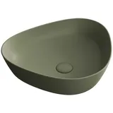 Vitra Plural Aufsatzschale flach asymmetrisch, 47 x 40 x 13 cm, Moos matt, 7812B475-0016
