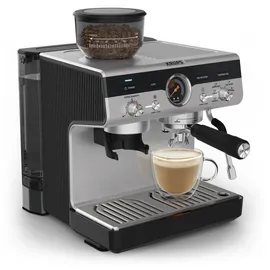 Krups Precision XP801T schwarz/silber mit Mahlwerk und Wasserfilter