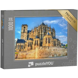 puzzleYOU Puzzle Puzzle 1000 Teile XXL „Kathedrale Saint Julien in Le Mans, Frankreich“, 1000 Puzzleteile, puzzleYOU-Kollektionen Frankreich