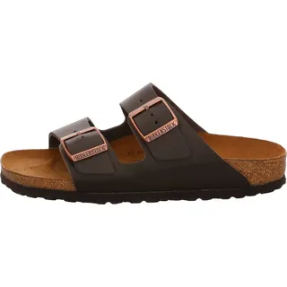 Birkenstock Arizona Naturleder schmal dunkelbraun 42