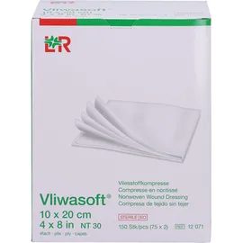 Acti Medi GmbH Vliwasoft Vlieskompressen 10x20 cm steril 4l.