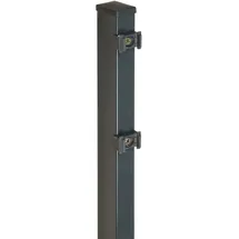 Floraworld Zaunpfosten 6 x 240 cm Grau/Stahl