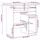 vidaXL Schreibtisch Weiß 80x45x74 cm Holzwerkstoff