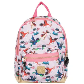 Pick & Pack Pick & Pack, Birds Backpack XS Soft Pink, - PrintRose - Rosa