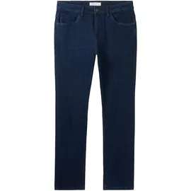 Tom Tailor "Josh", Damen, Gr. 31, Länge 32, blau (rinsed blau denim), Denim/Jeans, Obermaterial: 98% Baumwolle, 2% Elasthan, unifarben, slim fit knöchellang, Jeans Slim-fit-Jeans, im Five-Pocket Style