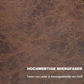 MCombo Relaxsessel 4778/79 Mikrofaser 0 x 0 x 0 cm Braun mit Kissen
