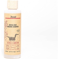 Doxel | Natürliches Hundeshampoo Skin & Coat | 250ml | Bio-Zutaten | Spezielle Haut und Haare | Vegan | Hypoallergen | Alle Rassen und Altersgruppen | Weiß