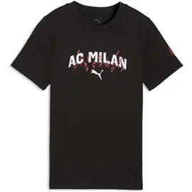 Puma Ac Milan ftblCulture Kurzarm-t-shirt - PUMA Black / PUMA White - 7-8 Jahre