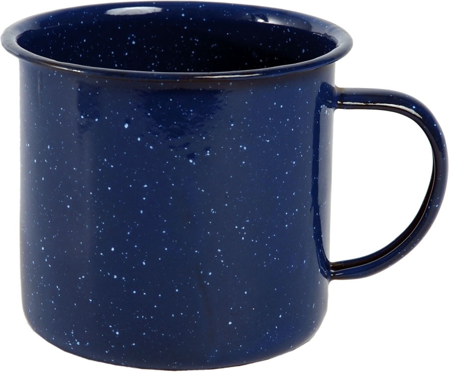 Mil-Tec Western, mug en émail - Bleu - 680 ml