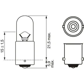 Bosch Glühlampe, Blinkleuchte 1 987 302 207