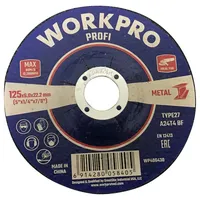 WorkPro WP406430 Schleifscheibe Durchmesser 125 mm 5 St.