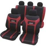 HP Autozubehör 22927 Sitzbezug Polyester Rot Fahrersitz, Beifahrersitz, Rücksitz