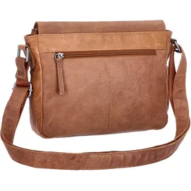 The Skandinavian Brand Damen Leder Umhängetasche Cognac