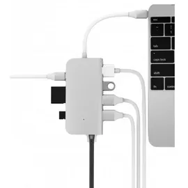LMP 8 Port USB-C mini Dock silber