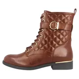 Fitters Footwear Kata Stiefeletten in Übergrößen Braun 2AA0210203 Cognac große Damenschuhe - Braun - 44