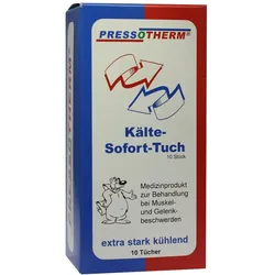 Pressotherm Kälte Sofort Tuch 10 St