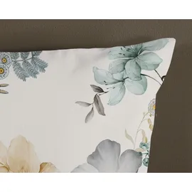 Muller Textil Celina1 Blumen Grün 200 x 200 cm + 2 x 80 x 80 cm