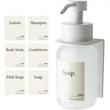Designfabrik Hamburg Seifenspender 250ml Weiß