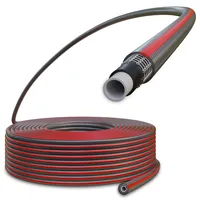 POPPSTAR PVC Gartenschlauch 50m, 12mm ID 17mm AD (1/2