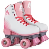 Rollschuhe und Erwachsene größenverstellbare Quad-Skates 3 Größen verstellbar von 31 bis 42 Rollschuhe Damen in schicken Designs