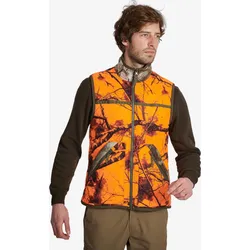 Jagd-Wendeweste 100 Treemetic/Treemetic orange 2XL