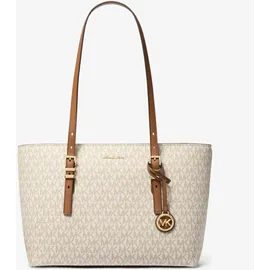 Michael Kors Quinn Medium Shopper Kunstleder Grey/White