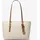 Michael Kors Quinn Medium Shopper Kunstleder Grey/White