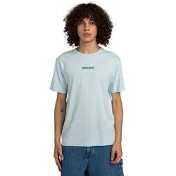 T-Shirt ELEMENT "Simple Logo", Herren, Gr. XS, omphalodes, 100% Baumwolle, Kurzarm, Shirts