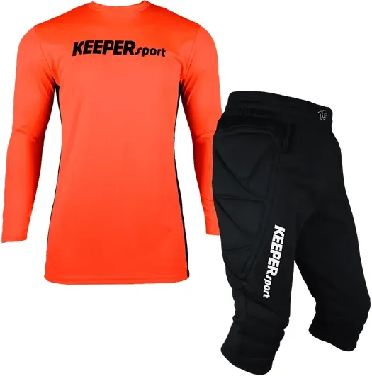 KEEPERSport Torwarttrikot Set Langarm Rot F910