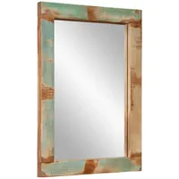 VidaXL Spiegel 70x50 cm Altholz Massiv und Glas