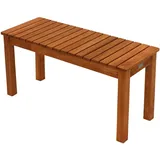 FRG Hockerbank aus Eukalyptusholz grau