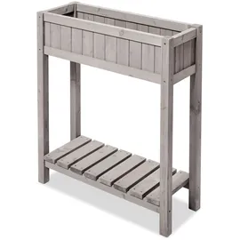 butenkist Hochbeet Dete 75 x 28 x 85 cm Warm Grey