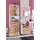 WELLTIME Waschbeckenunterschrank WELLTIME "Emmi, Breite 59 cm", weiß (weiß, silberfichte), B:60cm H:63,5cm T:32,5cm, FSC-zertifizierter Holzwerkstoff, Schränke, Waschbeckenunterschrank, Siphonausschnitt, Metallbeschläge