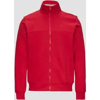 S.Oliver Sweatjacke mit Stehkragen, rot, XXL