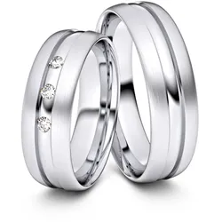 Partnerringe / Freundschaftsringe Koblenz 925er Silber - 5042